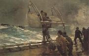 Winslow Homer Das Notsignal Norge oil painting reproduction
